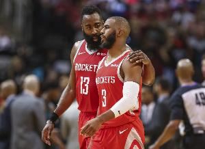 让人怀念!保罗和哈登上次在火箭合作时战绩81胜22负 胜率78.6%