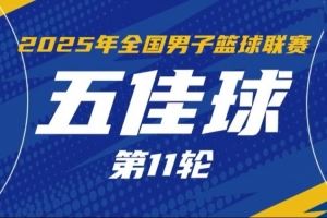 NBL常规赛第11轮五佳球:格洛弗追身大帽 佩科维奇不看人击地秒传