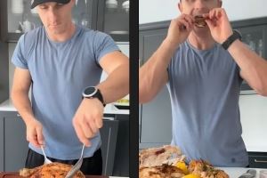 转型!邮报:一英超球员退役后转型美食主播,有超6.8万粉丝