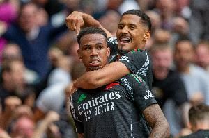 坚不可摧!阿森纳连续两场英超让对手零射正,上次是03-04赛季