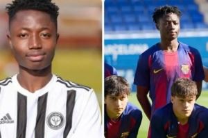 每体谈巴萨青年A队新星加里巴:技术出众的中卫,视普约尔为偶像